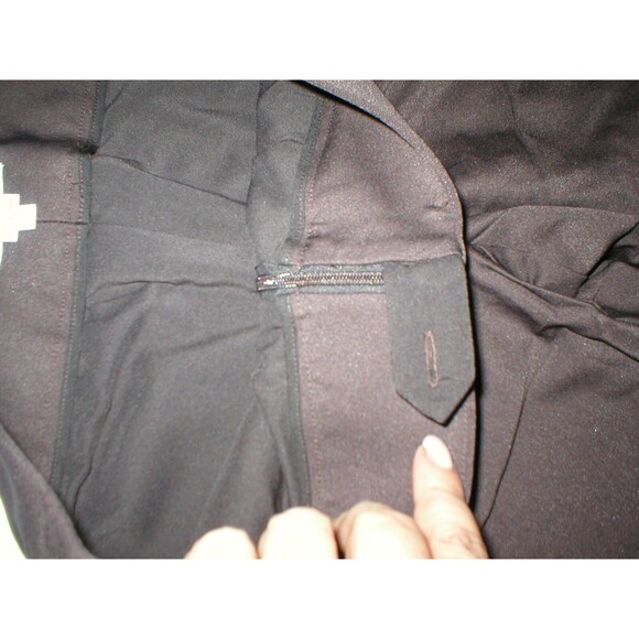 Womens Worth New York Pants Ponte Slacks Office Work 2 NWT Legging Fit Brown Drk - Picture 4 of 6
